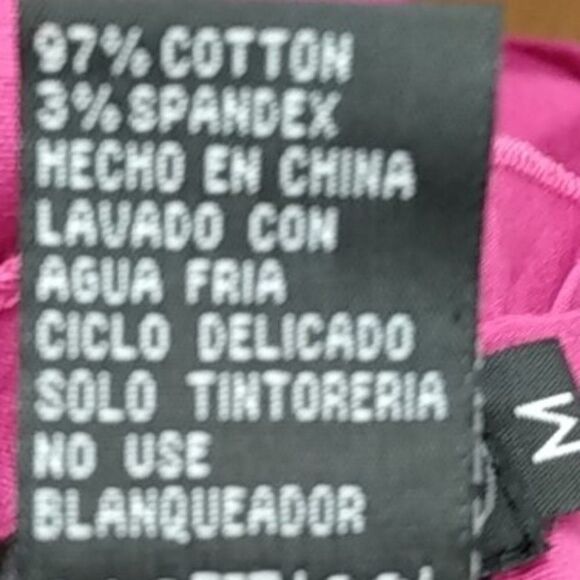 Rampage Women's Magenta Cap Sleeve Ruffled Peplum Blouse Size Medium NWT - Picture 13 of 14